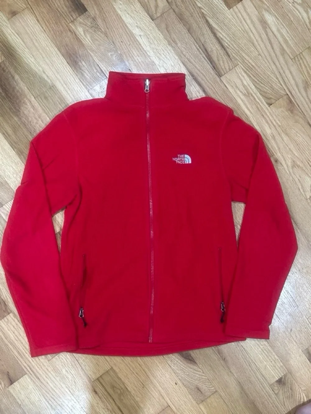 The North Face Men’s Red Full-Zip Fleece Jacket